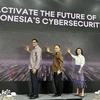 Indonesian Communication and Informatics Minister Budi Arie Setiadi (center) at the launch of the Cyber-Security Capability Enhancement Program at the ministry's office in Jakarta on September 12. (Photo: Antara) 