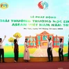 Representatives from ministries, agencies and organisations at the launch of the ASEAN Eco-Schools Vietnam Award 2024. (Photo: baotainguyenmoitruong.vn)