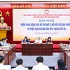 The Central Relief Committee under the Vietnam Fatherland Front (VFF) hold a meeting on implementation of support for localities hit by Typhoon Yagi. ((Photo: VNA)