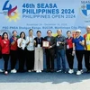 The Vietnamese delegation at the 46th Southeast Asian Shooting Association (SEASA) Shooting Championship on December 6 in Muntinlupa city, the Philippines. (Photo: Vietnam Sports Team)