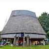 Stilt house of the Ba Na people in Kon Jo Dri village