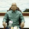 Khamphanh Pheuyavong, Secretary of the Lao People’s Revolutionary Party Central Committee and head of its Commission for Propaganda and Training. (Photo: VNA)