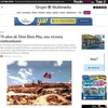 Uruguay's Grupo R Multimedio newspaper on May 7 publishes a series of three articles on the occasion of the 70th anniversary of the Dien Bien Phu Victory. (Photo: Screenshots)