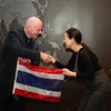 FIFA President Gianni Infantino shakes hands with President of the Football Association of Thailand (FA) Nualphan Lamsam (https://www.bangkokpost.com/)