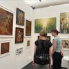 Artworks by 14 Vietnamese artists are on display at Affordable Art Fair 2024 held in London from May 8-12 (Photo: VNA)
