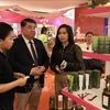 Displaying products from 40 businesses, the event is expected to introduce Vietnamese branded products to both domestic and international consumers. (Photo: VNA)