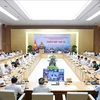 Prime Minister Pham Minh Chinh speaks at the meeting (Photo: VNA)