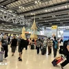 Passengers at Suvarnabhumi Airport, Thailand. (Photo: VNA)