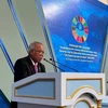 Indonesian Minister of Public Works and Public Housing Basuki Hadimuljono delivers a speech at the Third High-Level International Conference on International Decade for Action "Water for Sustainable Development" being in Dushanbe, Tajikistan. (Photo: ANTARA)
