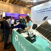 The exhibition area at the 2024 HCM City Digital Transformation Week features technology products and solutions from October 22 to 23. (Photo: VNA)