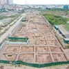 The excavation covers an area of over 6,000sq.m with 60 research pits, each measuring 100sq.m. (Photo courtesy of the Institute of Archaeology) 