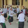 A practice session of a dancing and singing group (Photo: VNA)