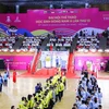 6月1日晚，第十三届东南亚学生运动会开幕式现场。图自越通社