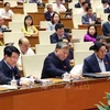 国会代表表决通过《未成年人司法法》。图自越通社