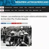 El periódico argentino Resumen Latinoamericano publicó el 3 de mayo el artículo sobre el tema (Fuente: VNA)