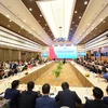En la Conferencia nacional de asociaciones empresariales y empresarios vietnamitas 2023 (Fuente:VNA)
