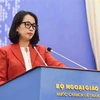 La portavoz del Ministerio de Relaciones Exteriores de Vietnam, Pham Thu Hang (Fuente: VNA)