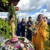 Celebran Día de Vesak en Monasterio Zen de Truc Lam en Francia. (Fuente:VNA)