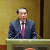 El ministro de Cultura, Deportes y Turismo, Nguyen Van Hung, interviene en el evento (Fuente: VNA)