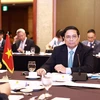 El primer ministro vietnamita, Pham Minh Chinh, en el evento (Fuente:VNA)