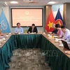 La delegación del Comité del Partido Comunista de Vietnam (PCV) en el bloque de órganos centrales, encabezada por su secretario Nguyen Van The, y la misión permanente de Vietnam ante la Organización de Naciones Unidas y agencias representativas del país indochino en Nueva York (Fuente: VNA)