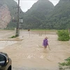 Inundaciones en la provincia de Lang Son. (Fuente: VNA)