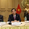 El embajador vietnamita en Tailandia, Pham Viet Hung, interviene en el evento. (Fuente: VNA)