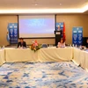 Nguyen Ngoc Tuan, vicesecretario del Comité del Partido Comunista de Hanoi y presidente del Consejo Popular municipal, interviene en la “Conferencia de Promoción de Inversiones, Comercio y Turismo Hanoi - Argentina 2024”. (Fuente: VNA)