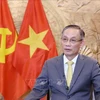 El jefe de la Comisión de Relaciones Exteriores del Comité Central del Partido Comunista de Vietnam, Le Hoai Trung. (Fuente: VNA)