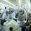 Vietnam atrae cada vez más grandes corporaciones de la industria de semiconductores del mundo. En la foto: La empresa Hana Micron Vina planea ampliar la fábrica en la provincia de Bac Giang con una inversión de 600 millones de dólares. (Fuente: VNA)