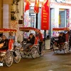 Turistas en Hanoi. (Fuente: VNA)