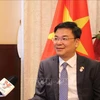 越南驻日本大使范光孝接受了越通社驻东京记者的采访。图自越通社