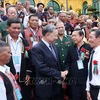 越南国家主席苏林会见边境海岛各民族乡贤代表 