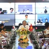 越南自然资源与环境部副部长黎功成在会议上发言。图自《自然资源与环境报》