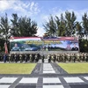 2021 年 8 月 ，印度尼西亚和美国军人参加在印度尼西亚加里曼丹举行的名为“Garuda Shield”的联合演习。图自法新社/越通社