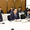 越南国会主席陈青敏早餐会上发言。图自越通社