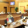 Panorama de la réunion du Comité permanent de l'Assemblée nationale. Photo: VNA