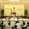 Panorama d'une séance de la 34e réunion du Comité permanent de l’Assemblée nationale. Photo: VNA