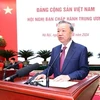 Le secrétaire général et président vietnamien, To Lam, prend la parole. Photo : VNA