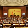 Une séance dans le cadre de la première phase de la 8e session de l'Assemblée nationale. Photo: VNA