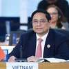 Le Premier ministre Pham Minh Chinh lors du débat sur le développement durable et la transition énergétique dans le cadre du Sommet du G20 à Rio de Janeiro. Photo: VNA