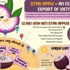 Vietnam - Sole country exporting star apples