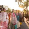 The festival offers audiences the chance to admire traditional Vietnamese attire from various historical periods, which is collected, studied, and showcased by individuals and groups, contributing to bringing Vietnamese traditional costumes closer to both domestic and international audiences. (Photo: Vietnam+)