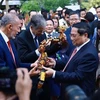 Prime Minister Pham Minh Chinh at the “Vietnam Day in Brazil” programme in Rio de Janeiro. (Photo: VNA)