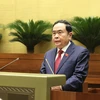 国会主席陈青敏。图自越通社