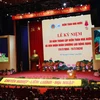 越共中央政治局委员、国会主席陈青敏发表指导性讲话。图自越通社