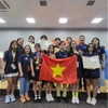 Ngo Si Lien Secondary School's students win high prizes at Japan expo (Photo courtesy of Ngo Si Lien Secondary School"