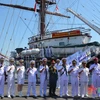 Sailing ship 286-Le Quy Don arrives in Indonesia (Photo: VNA)