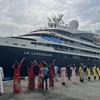 An international cruise ship at Nha Rong -Khanh Hoi port, Ho Chi Minh City (Photo: VNA)