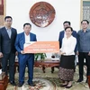 Overseas Vietnamese in Laos support victims of Typhoon Yagi (Photo: VNA)